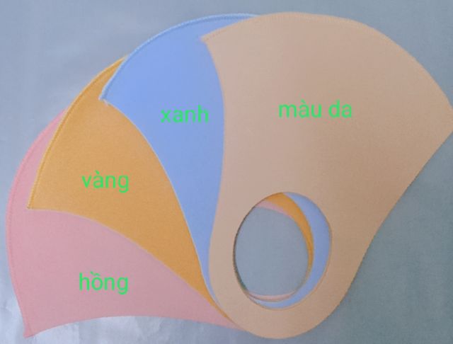 [HÀNG CHUẨN ĐẸP] khẩu trang su 3D ( thay thế khẩu trang y tế) có hình thật