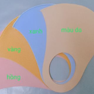 [HÀNG CHUẨN ĐẸP] khẩu trang su 3D ( thay thế khẩu trang y tế) có hình thật