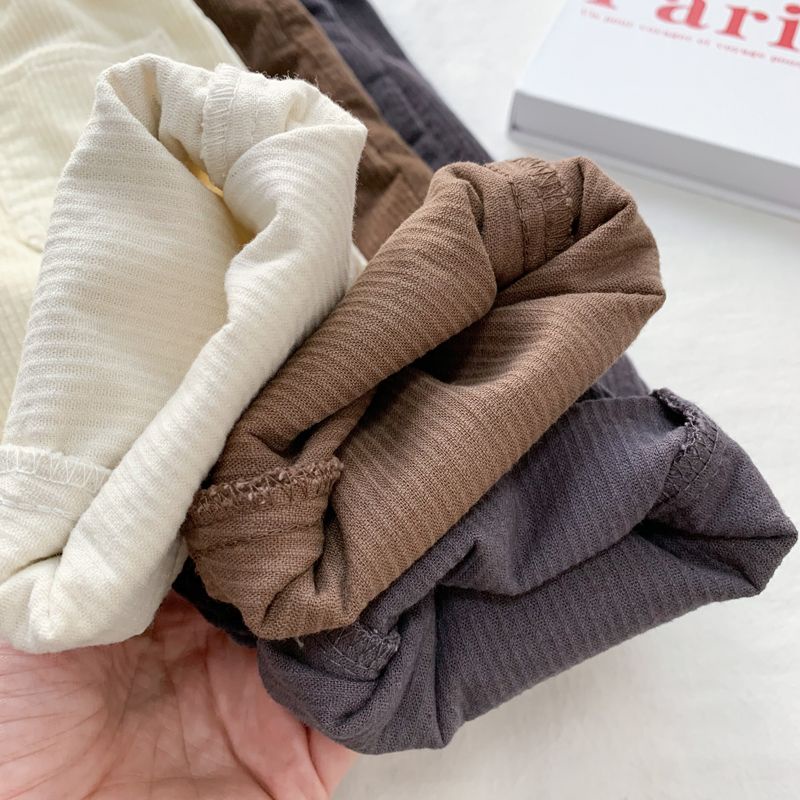 Quần Dài Vải Nhung Phong Cách Hàn Quốc Cá Tính Cho Bé Trai