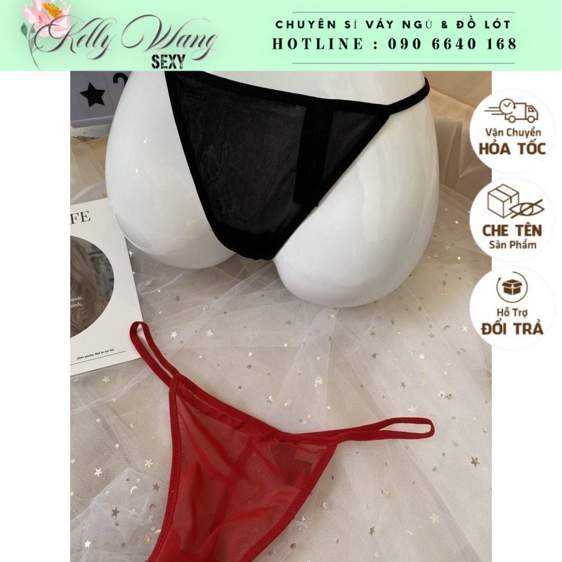 CK078 Quần chip lọt khe thun lưới  - quần lót nữ - KELLY WANG
