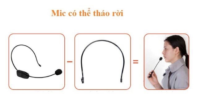 Mic trợ giảng đa năng 2.4G  và v16 (bh 6 tháng)