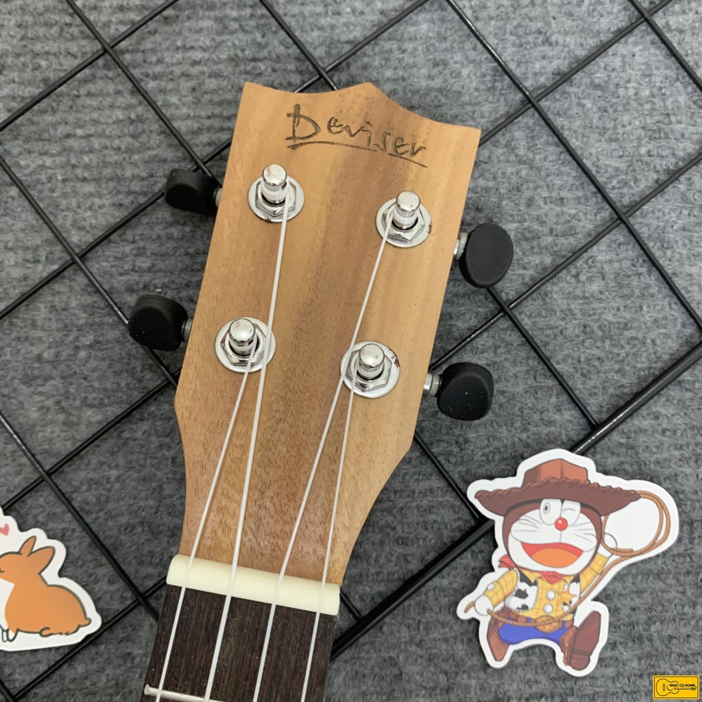 ĐÀN UKULELE CONCERT 23INCH DEVISER HỌA TIẾT HOA LÁ