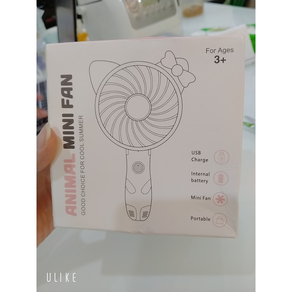 Quạt cầm tay cao cấp Animal mini fan