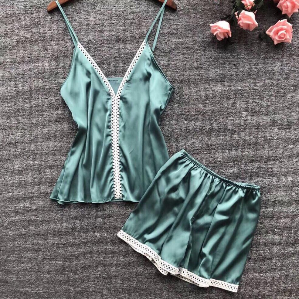 Bộ ngủ đùi 1 sọc hàng Quảng Châu