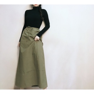 Chân váy chữ A dáng dài