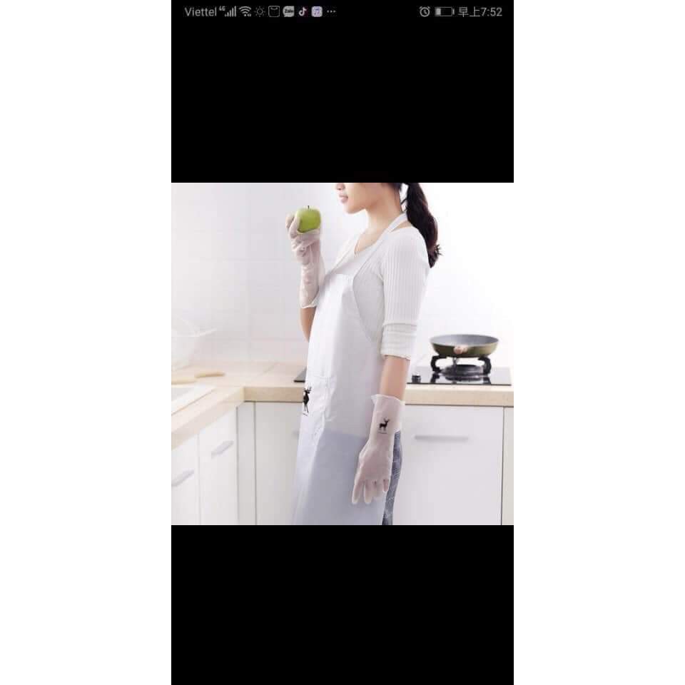 [GIÁ RẺ ] Tạp dề hươu sang chảnh chống thấm nước