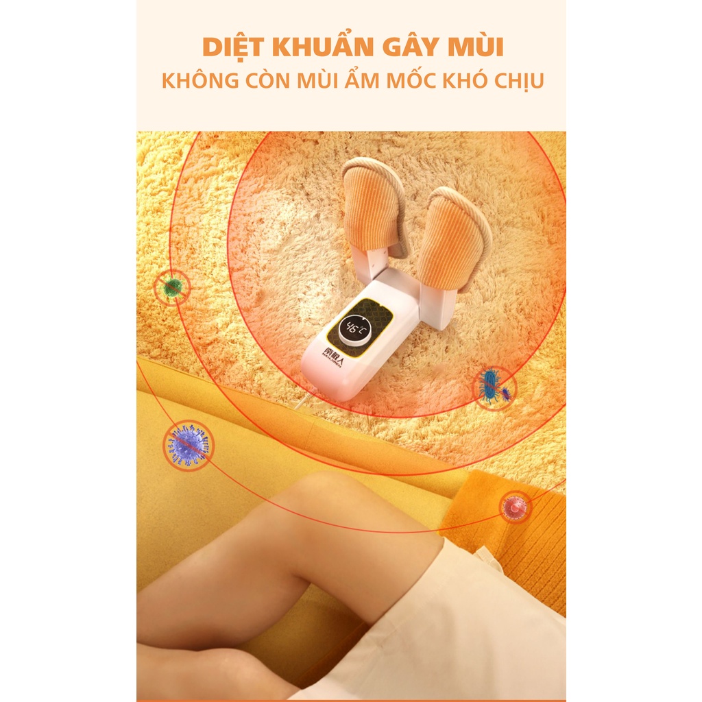 Máy sấy giày, sưởi giày khử mùi cao cấp loại To Vega365.vn