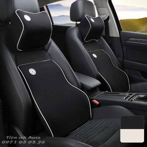 Gối Tựa Đầu, Gối Tựa Lưng Cao Su Non Cao Cấp Dùng Cho Xe Ô Tô, Ghế Văn Phòng | tienich_auto