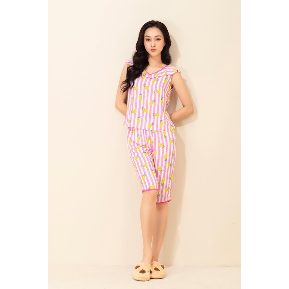 [Mã WAYOLO giảm 20% đơn 99k] Bộ đồ mặc nhà cao cấp Sweeten your life kẻ sọc chất liệu rayon (Viscose) | BigBuy360 - bigbuy360.vn