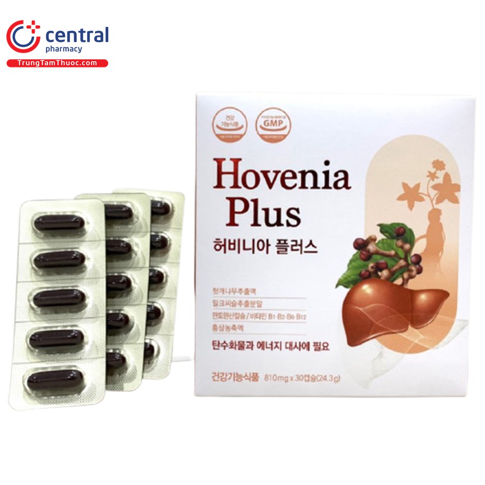 Hovenia Plus- Giúp giải độc gan, giải độc rượu bia, thanh lọc cơ thể ·Giúp tăng cường chức năng gan, bảo vệ gan