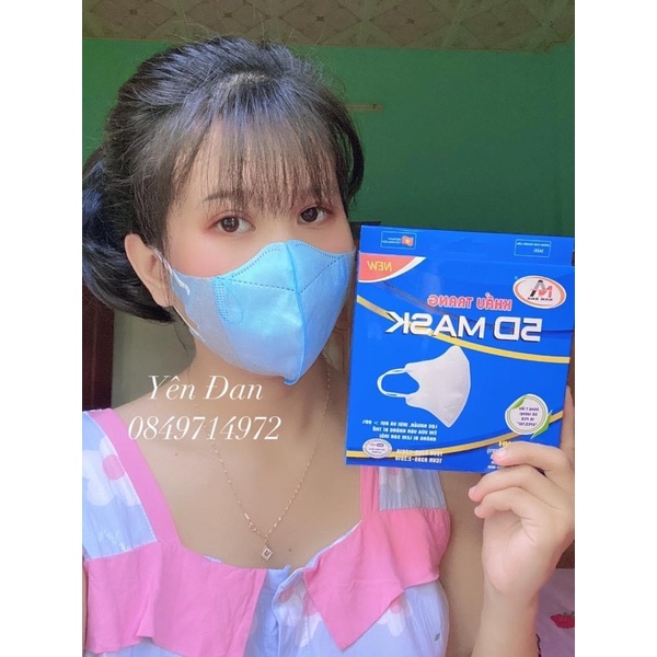 [Buôn Sỉ] Combo 200 Caí Hộp Khẩu Trang 5D Nam Anh