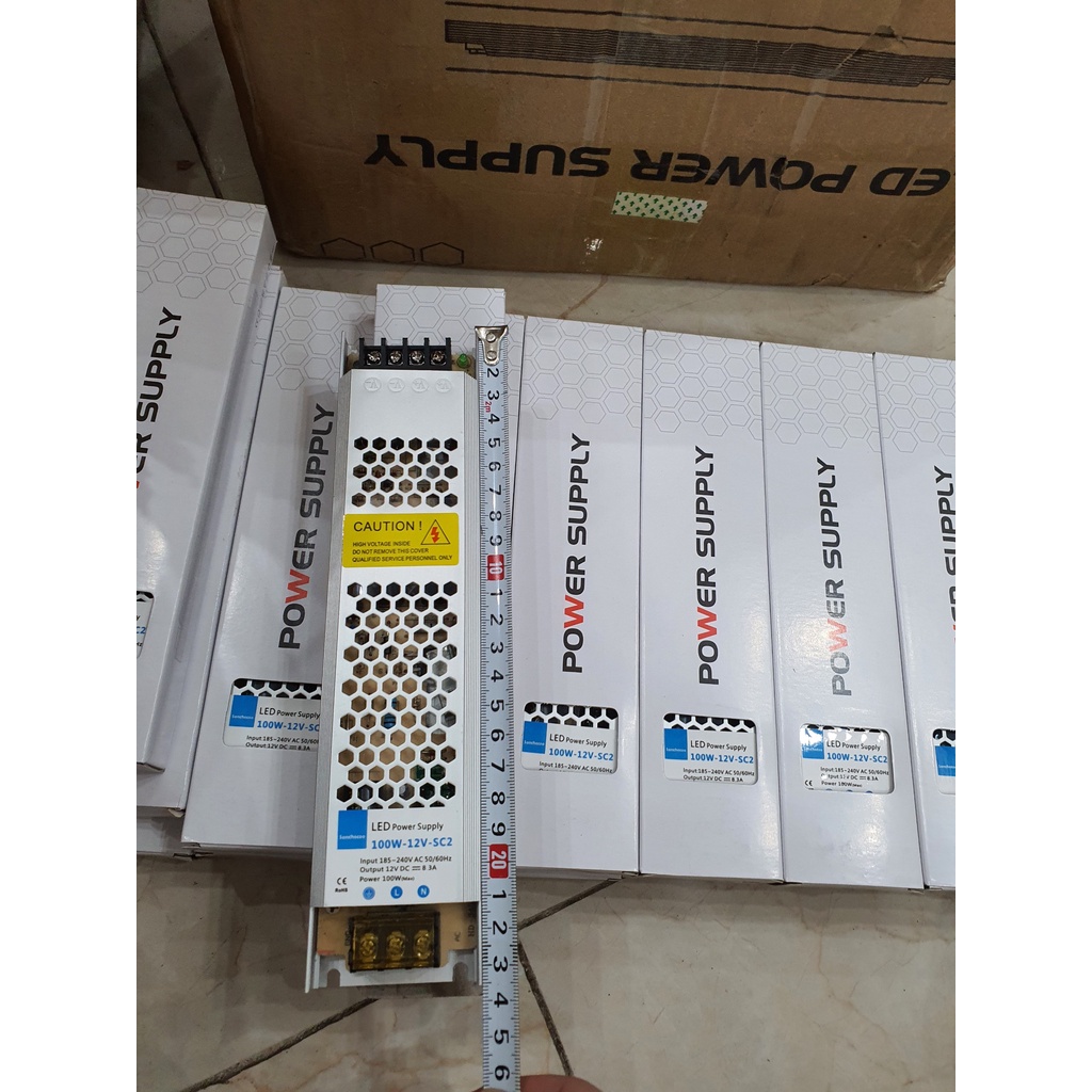 Adapter tổ ong loại dẹt 12v 100W - 400W có quạt. chất lượng cực tốt
