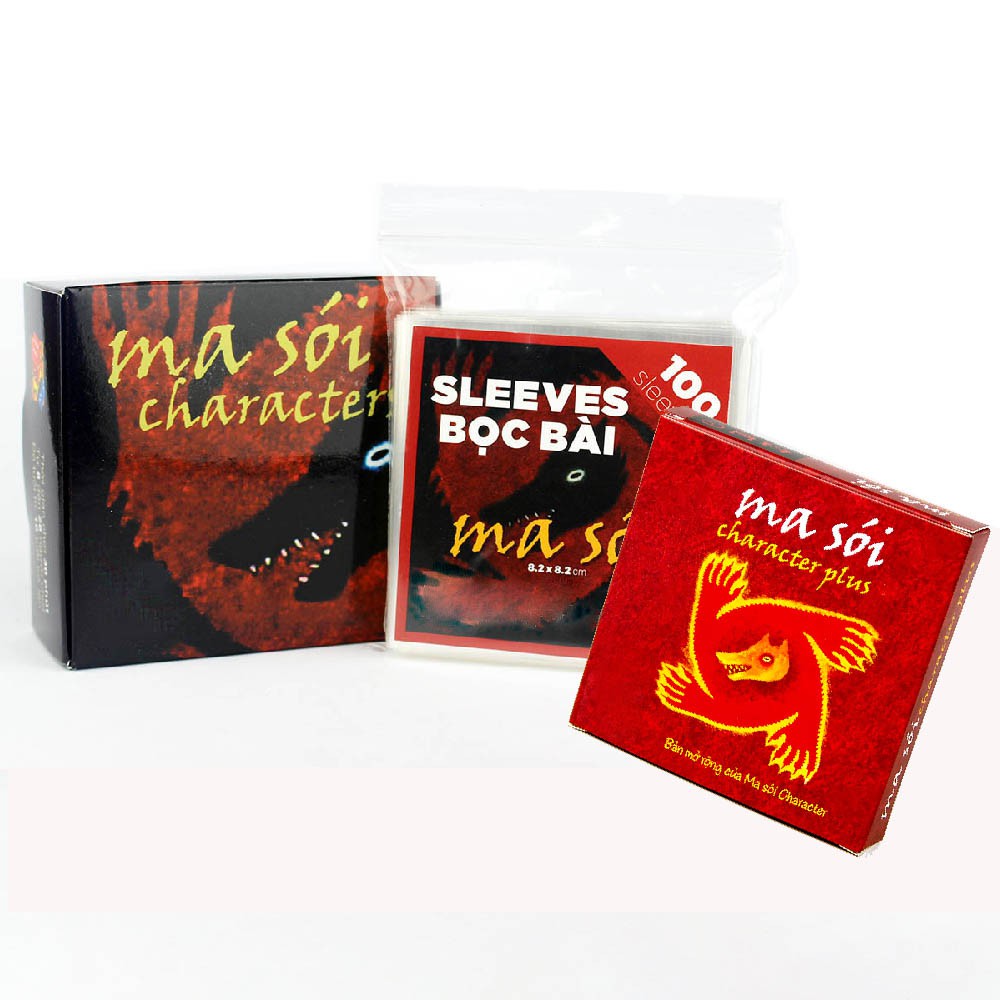 Combo Bài Ma Sói Characters Việt Hoá, Mở Rộng, Bọc Bài Lên Tới 61 Nhân Vật Mới