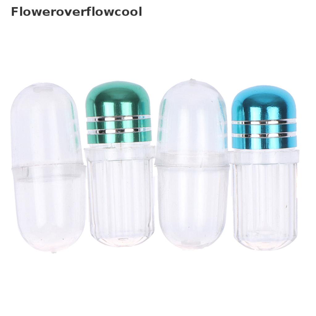 Set 10 Hộp Nhựa Trong Suốt Nắp Lật Đựng Thuốc Viên Tiện Dụng