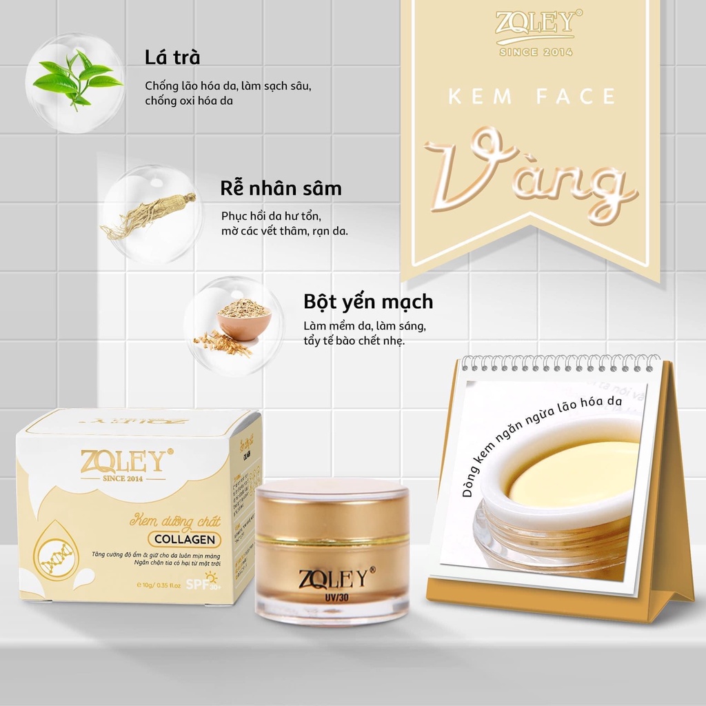 KEM ZOLEY VÀNG COLLAGEN SKIN CARE