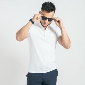 Áo polo nam cổ bẻ kéo khóa thể thao polo Gym Max chính hãng thun cá sấu 4 chiều