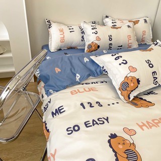 set cotton poly khủng long cam