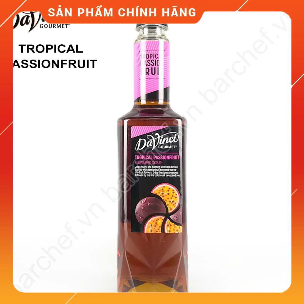 Siro Chanh dây Davinci Gourmet (Passion fruit syrup) - chai 750ml  - Hàng chính hãng