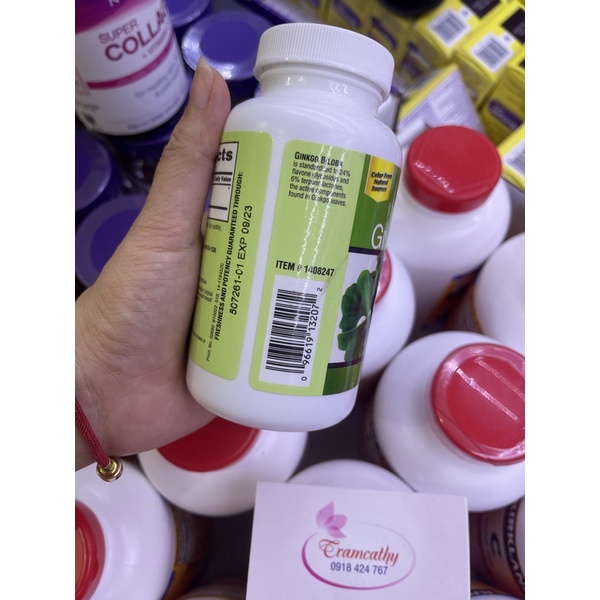 Viên ginkgo hỗ trợ trí nhớ 340v mẫu mới