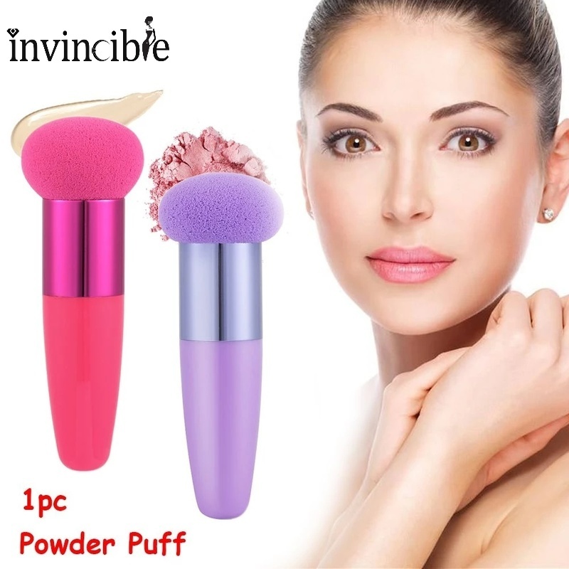 1 Mút Tán Kem Nền / Kem Che Khuyết Điểm / Phấn Nền Có Tay Cầm / Cọ Trang Điểm Cho Nữ