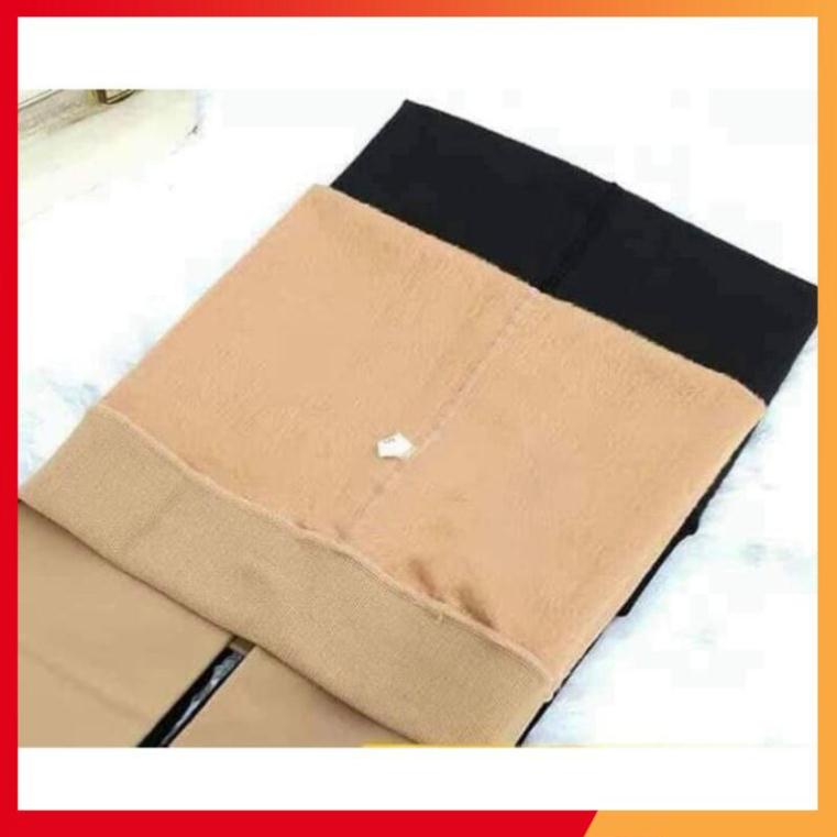 Quần tất nữ lót lông dày màu da màu đen siêu ấm giữ nhiệt