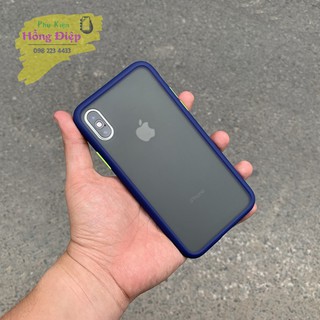 Ốp Lưng Nhám Viền Màu Cho Iphone
