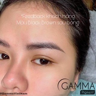 Mực chân mày gamma, mực nước phun sợi chân mày