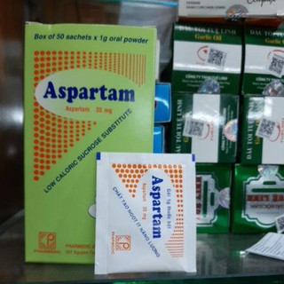 Aspartam đường ăn kiêng hộp 50 gói