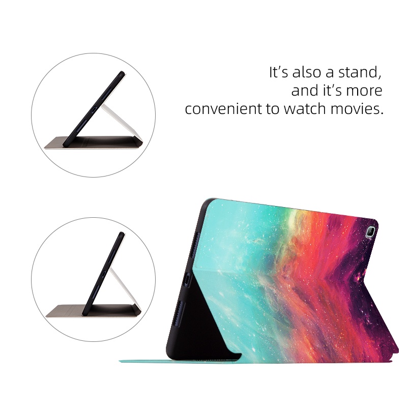Bao Da Máy Tính Bảng PU Nắp Lật Cho Samsung Galaxy Tab S6 Lite 10.4 SM-P610 / Tab S6 Lite 10.4 2022 SM-P613 P619