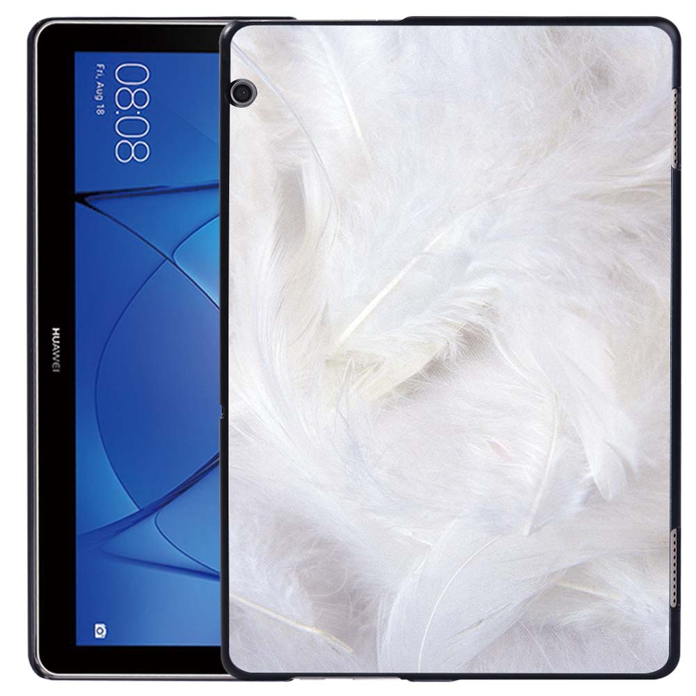 Ốp Lưng Nhựa Siêu Mỏng In Hình Lông Vũ Cho Huawei Mediapad T3 10 9.6 "
