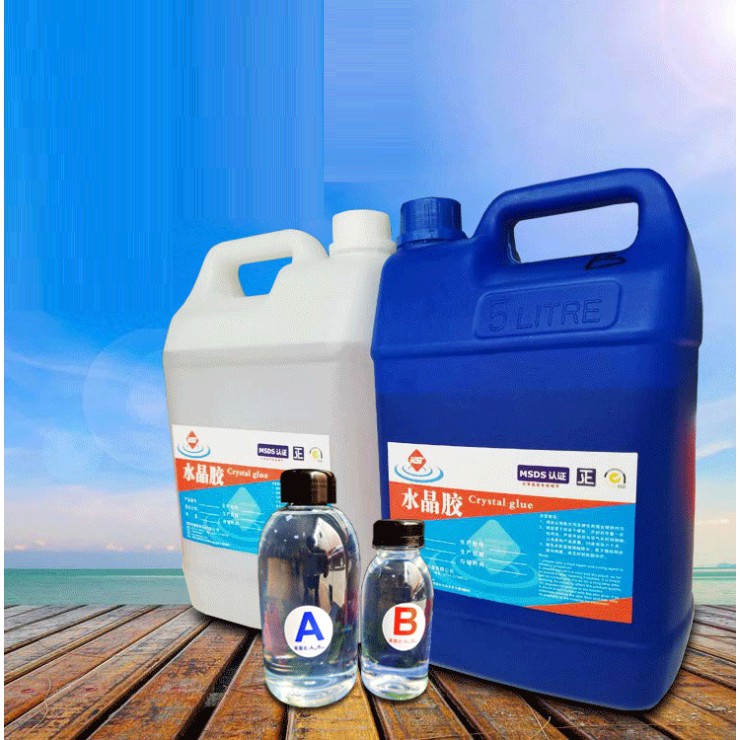 Keo AB epoxy trong suốt làm bàn và đổ hạt nhựa acrylic, keo ab chuyên dán hạt nhựa acrylic,keo ab dính hạt nhựa acrylic