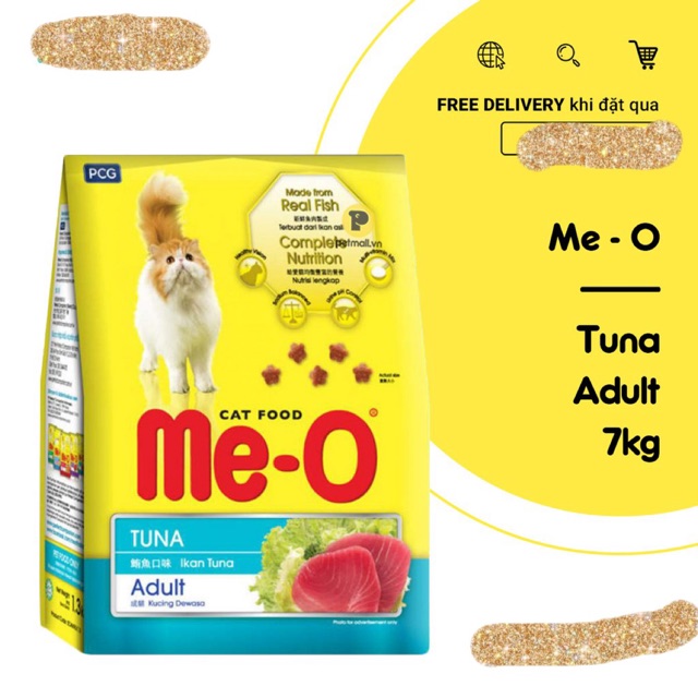 Thức ăn cho mèo trưởng thành Me-O Tuna 7kg