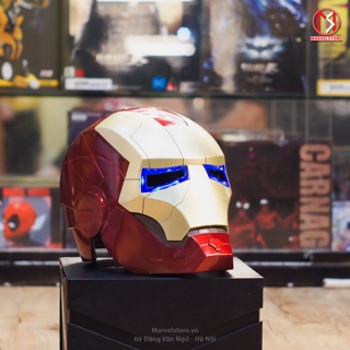 Mặt nạ đầu ironman sáng đèn