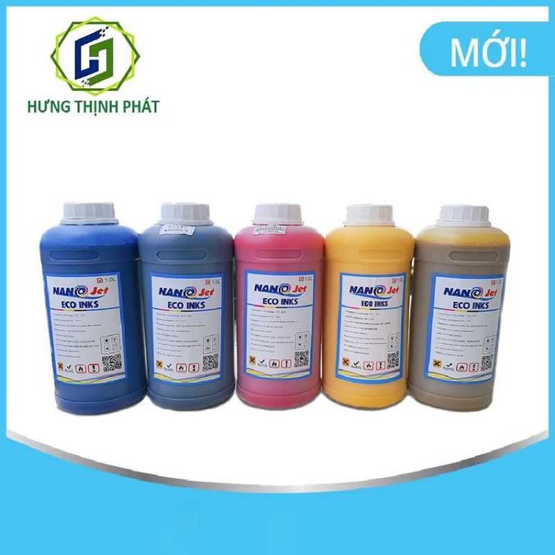 Mực dầu ECO DX5 chuyên in decal, tem, nhãn mác ( mực Eco solvent loại 1)