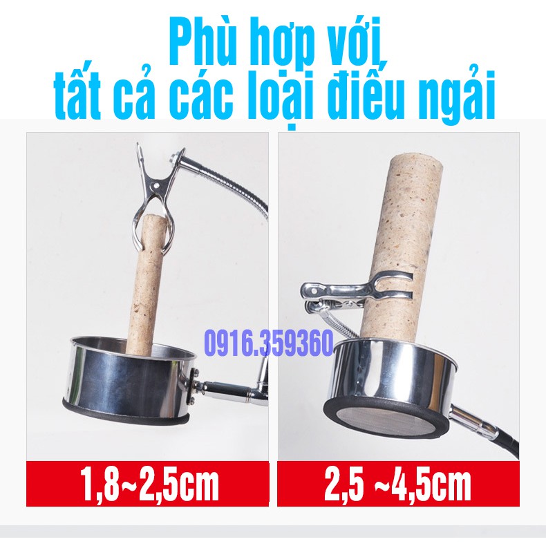 Kẹp giữ điếu ngải chống bỏng, vững chắc