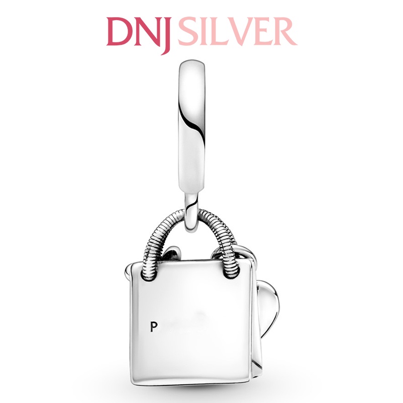 [Hàng cao cấp] Charm bạc 925 cao cấp, hàng chuẩn bạc - Charm Shopping Bag thích hợp để mix vòng tay charm - DN093