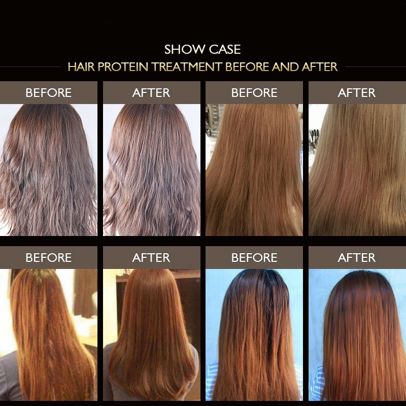 Bộ sản phẩm chăm sóc tóc Hairinque chứa vàng 24K và Keratin 3.7% cao cấp 300ml