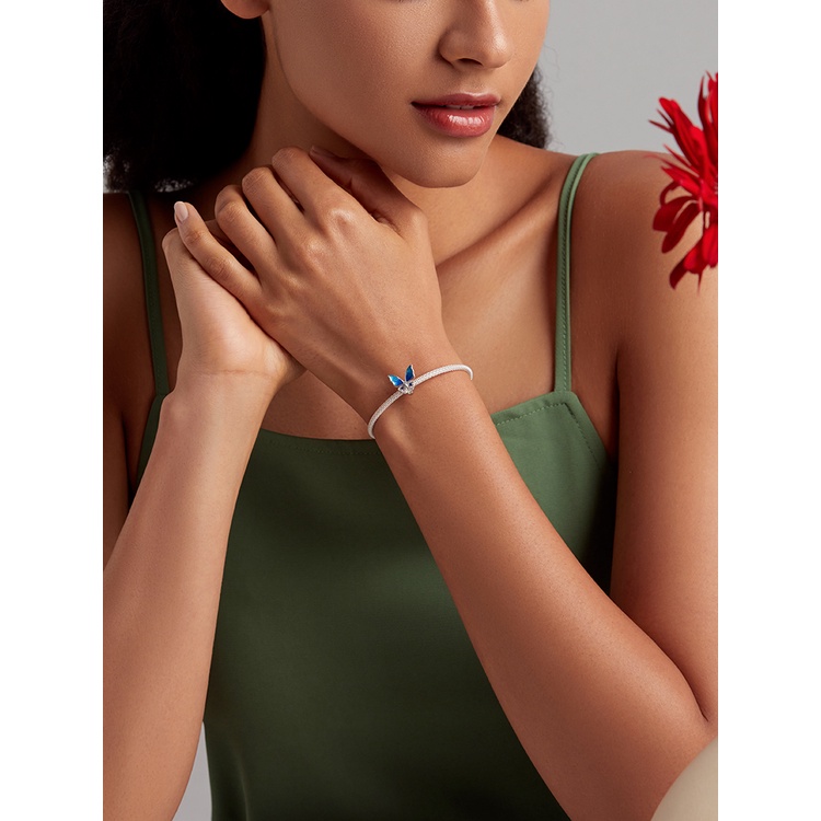 Hạt charm BAMOER bạc 925 dùng làm vòng đeo tay thời trang