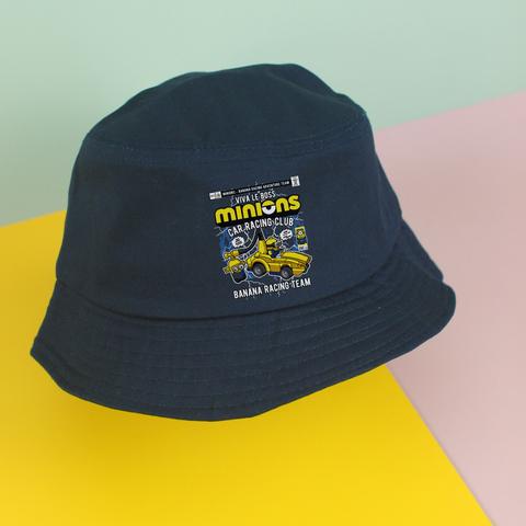 Nón bucket siêu xinh của chodole loại mũ unisex cho nam và nữ in hình độc đáo minion banana racing