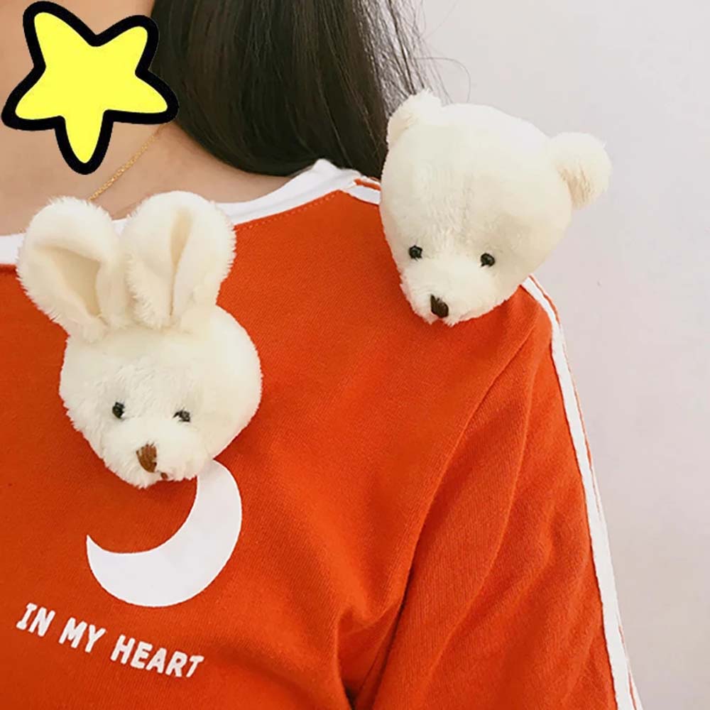 Ghim Cài Áo Hình Thỏ Bông Xinh Xắn