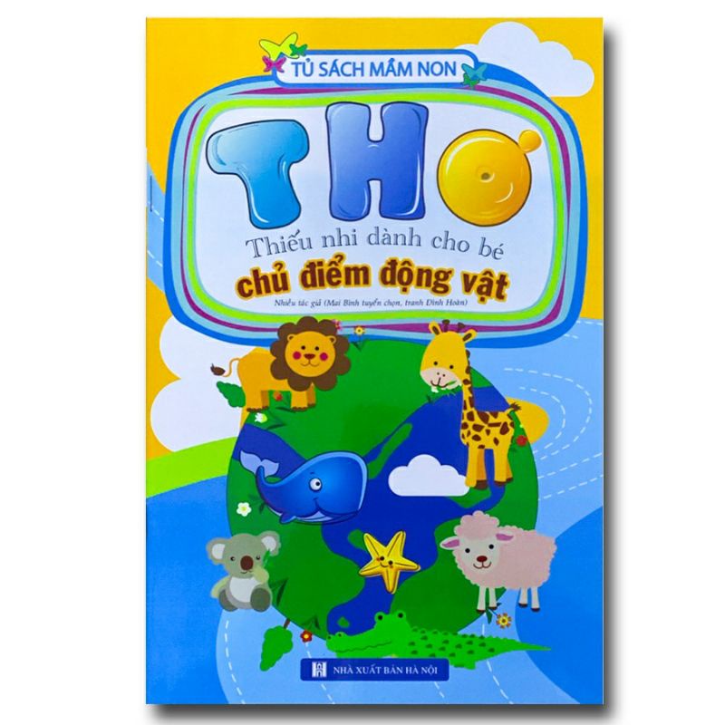 Sách - Thơ thiếu nhi dành cho bé trọn bộ nhiều chủ điểm phát triển ngôn ngữ (Bộ 6 cuốn)