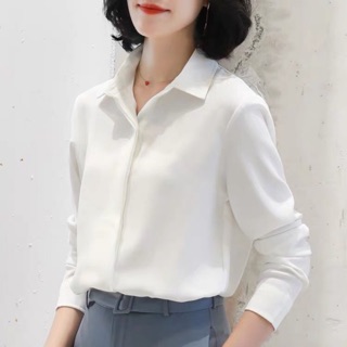 Sơ mi trắng vero nẹp cúc vnxk