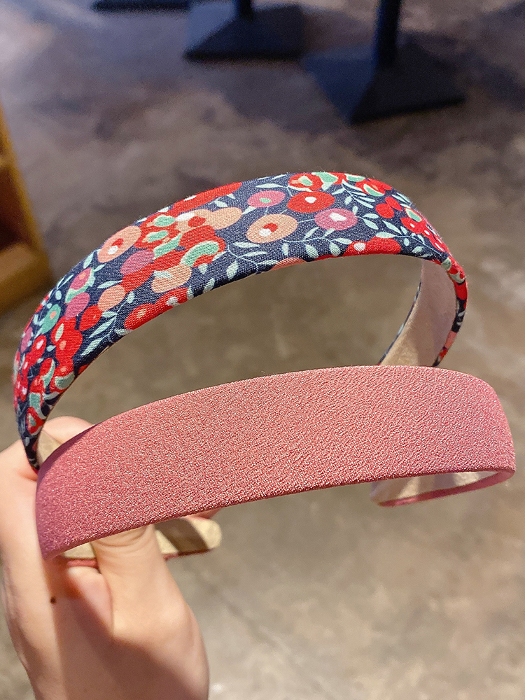 Băng đô chống trượt trang trí họa tiết đơn giản thời trang phong cách Hàn Quốc