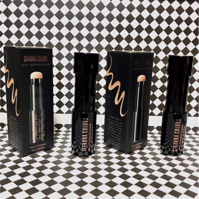 Thanh Che Khuyết Điểm Sivanna Colors VELVET FOUNDATION CUSHION Kiểm Soát & Kiềm Dầu Oil Control 17g - Thái Lan | BigBuy360 - bigbuy360.vn