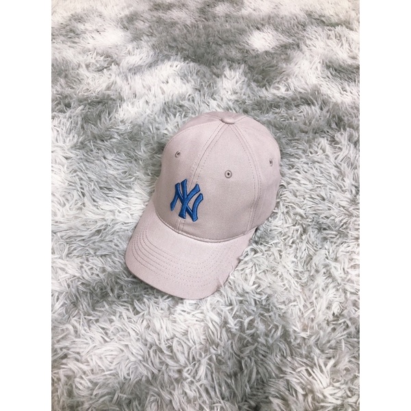 Mũ lưỡi trai N.Y basic xám ( xuất dư)