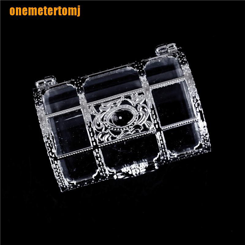 Hộp đựng trang sức/ kẹo mini bằng nhựa hình rương kho báu thú vị