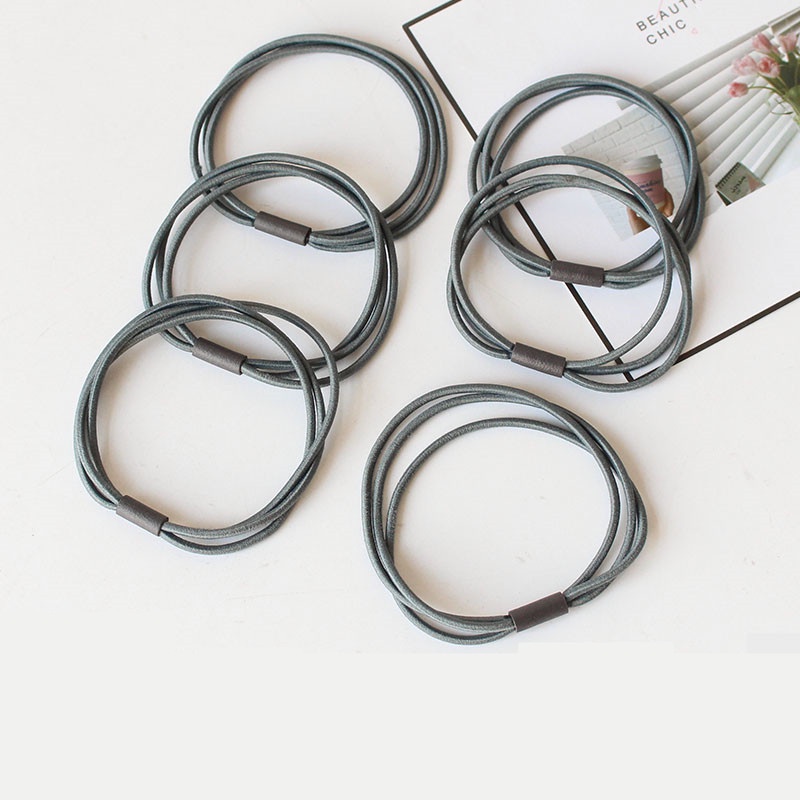 Dây Buộc Tóc Cao Su Cỡ Nhỏ Phong Cách Hàn Quốc Đơn Giản Dành Cho Nữ