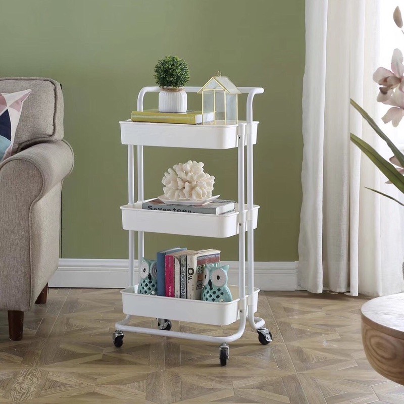 Xe đẩy spa chuyên dụng 3 Tầng Đa Năng - Kệ Để Đồ Trang Điểm - MLD35