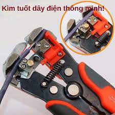 Kìm cắt tuốt lột vỏ dây cáp 8 inch thép CRV - kìm cắt dây đa năng