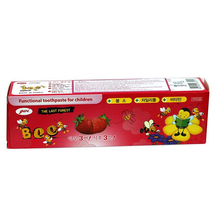 KEM ĐÁNH RĂNG TRẺ EM BEE HƯƠNG NHO/ DÂU/ CAM 90G